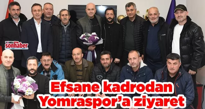 Efsane kadrodan Yomraspor’a ziyaret