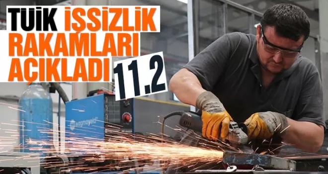 Ekim ayında işsizlik 11,2 olarak açıklandı