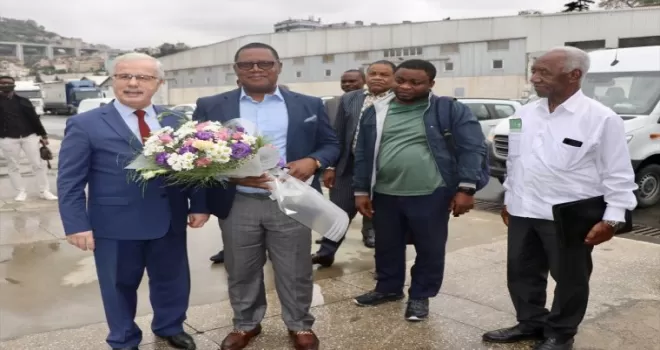 Ekvator Ginesi heyetinden Trabzon Liman Başkanlığı'na ziyaret