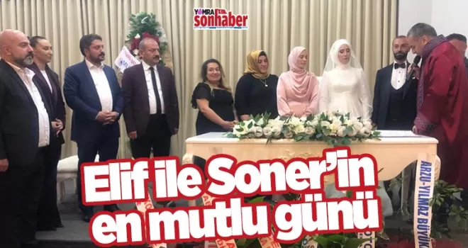 Elif ile Soner’in en mutlu günü
