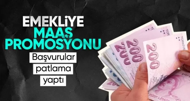 Emeklilere banka maaş promosyonu müracaatında rekor kırıldı