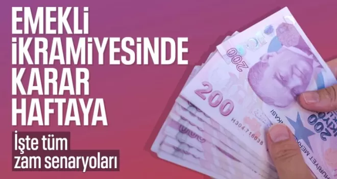Emeklilerin bayram ikramiyesi belli oluyor