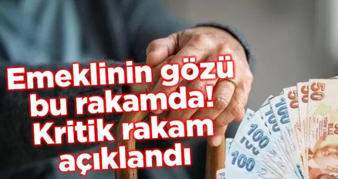 Emeklinin gözü bu rakamda! Kritik rakam açıklandı