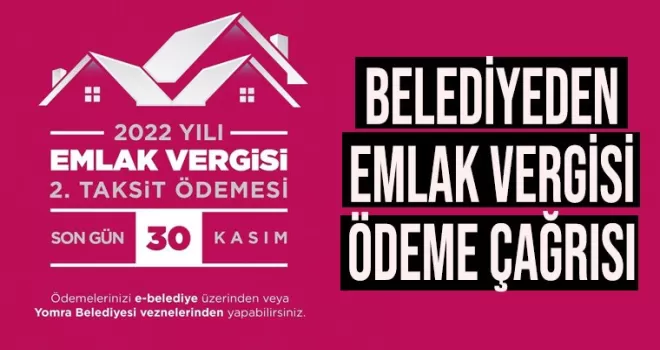 Emlak vergilerinin son ödeme günü 30 Kasım