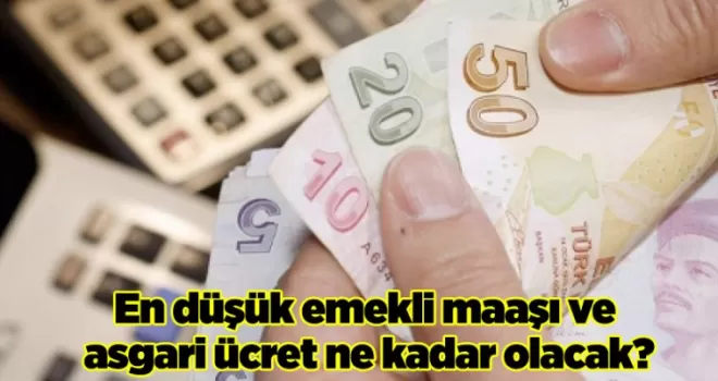 En düşük emekli maaşı ve asgari ücret ne kadar olacak?