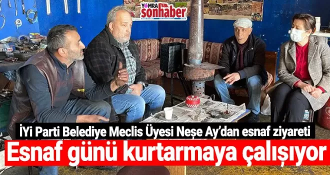 Esnaf günü kurtarmaya çalışıyor