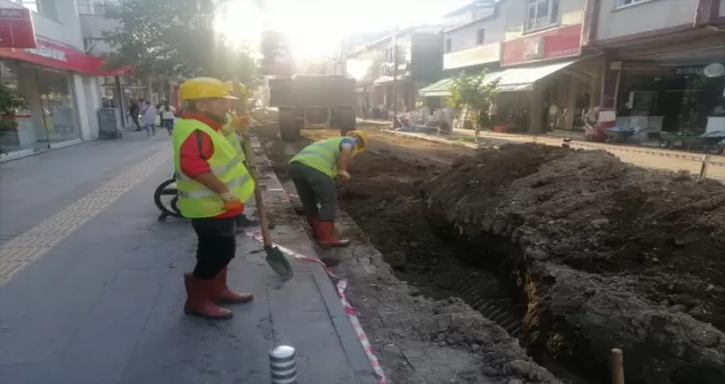 Espiye'de doğal gaz çalışmaları devam ediyor