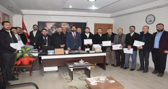 Espiye’de düzenlenen “Talim ve Tashih-i Huruf“ kursu sona erdi