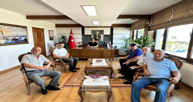 Espiye Muhtarlar Derneği’nden Kaymakam Tengir’e ziyaret