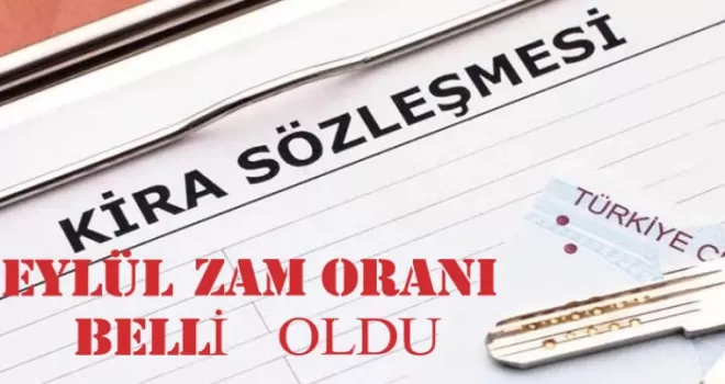 Eylül 2022 kira zam oranı belli oldu