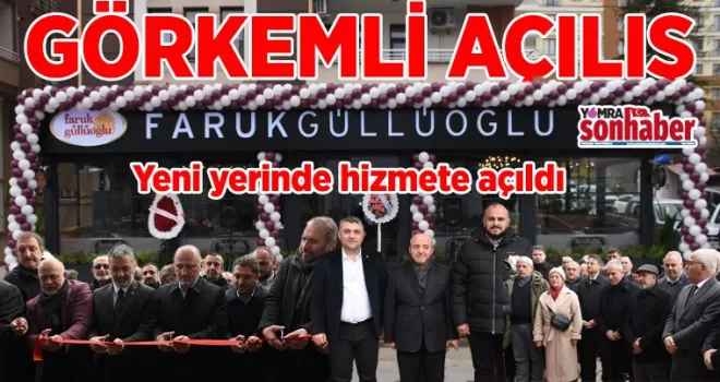 Faruk Güllüoğlu Baklavaları Yeni Yerinde Hizmete Açıldı