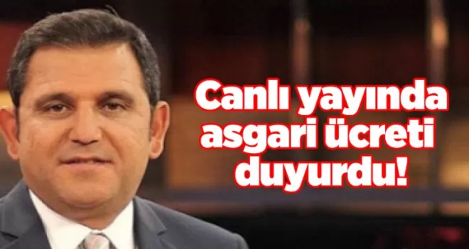 Fatih Portakal asgari ücreti duyurdu!