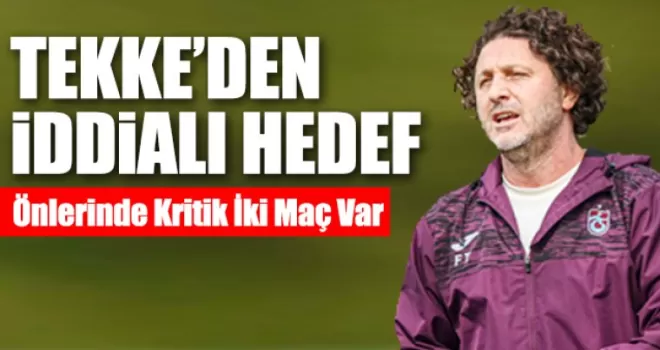 Fatih Tekke’den İddialı Hedef: “İki Galibiyet, Tribünleri Doldurur!”