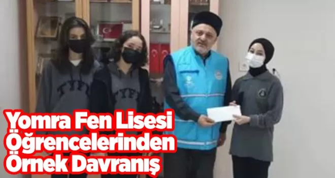Fen Lisesi Öğrencelerinden Örnek Davranış