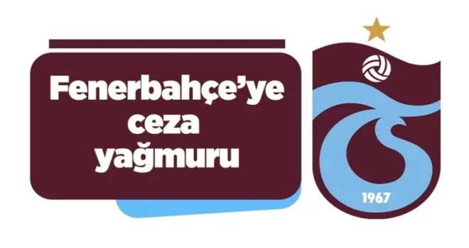 Fenerbahçe’ye Trabzonspor maçı sonrası ceza geldi