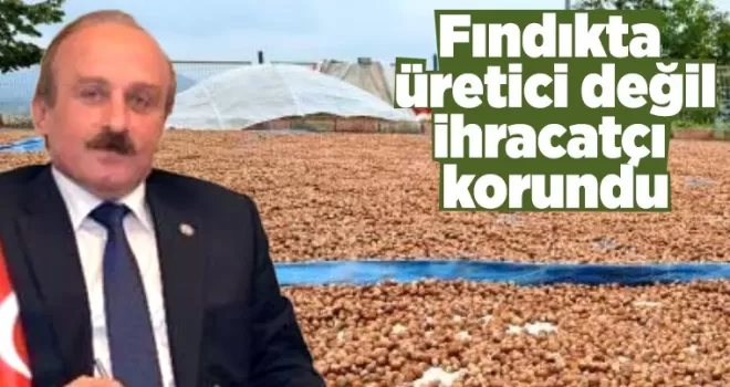 Fındıkta Üretici Değil, İhracatçı Korundu!