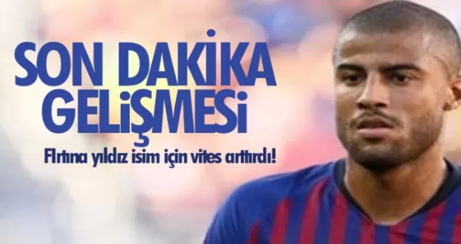 Fırtına Rafinha için vites arttırdı!