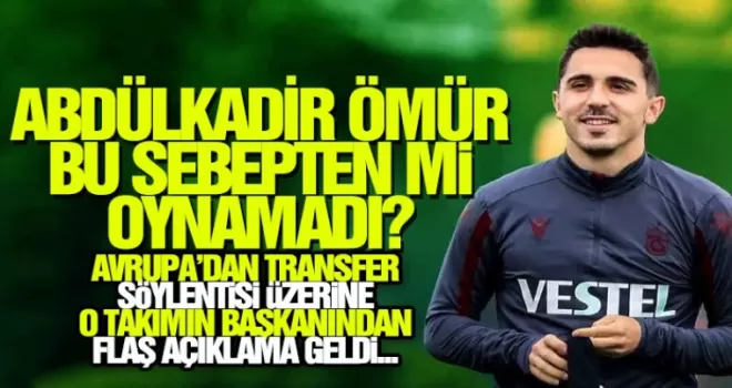 Fortuna Sittard'dan Abdülkadir Ömür açıklaması!