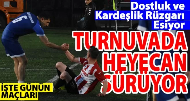 Futbol Turnuvasında Heyecan Sürüyor