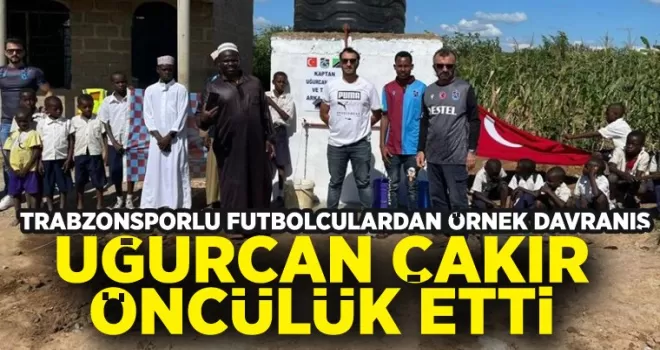 Futbolculardan anlamlı davranış!Uğurcan Çakır öncülük etti