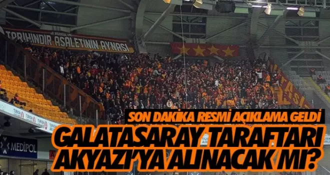 Galatasaray seyircisi Trabzon tribünlerine alınacak mı?