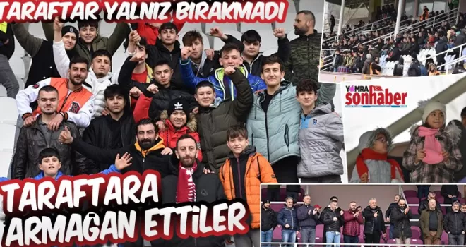 Galibiyeti taraftara armağan ettiler