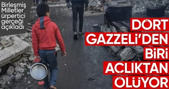  Gazze’deki nüfusun dörtte biri açlıktan ölüyor