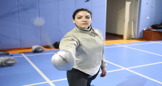 Genç milli eskrimci Nil Güngör, Dünya Şampiyonası’nda madalya için iddialı: