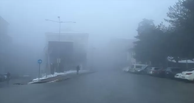 Gerede’de sis etkili oldu