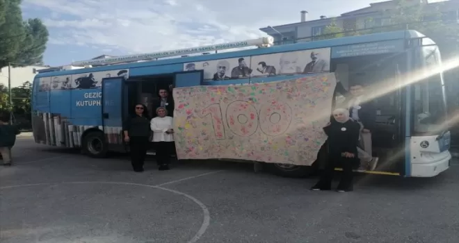 Gezici kütüphane Kargı’da öğrencilerle buluştu