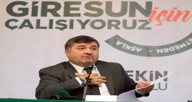 Giresun Belediye Başkanı Şenlikoğlu, 3,5 yıllık görev süresini değerlendirdi