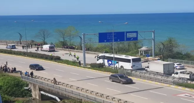 Giresun’da otomobilin çarptığı kişi hayatını kaybetti