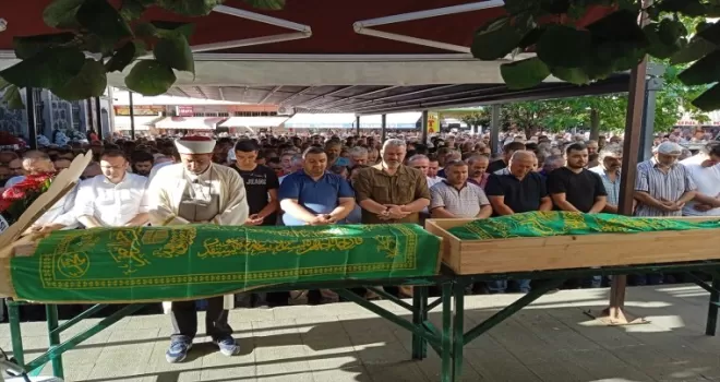 Giresun’da trafik kazasında ölen 2 kişinin cenazeleri toprağa verildi