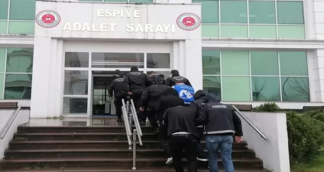 Giresun’da uyuşturucu operasyonunda 4 kişi tutuklandı