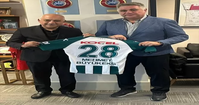 Giresunspor Başkanı Yamak, TFF Başkanı Büyükekşi’yi ziyaret etti