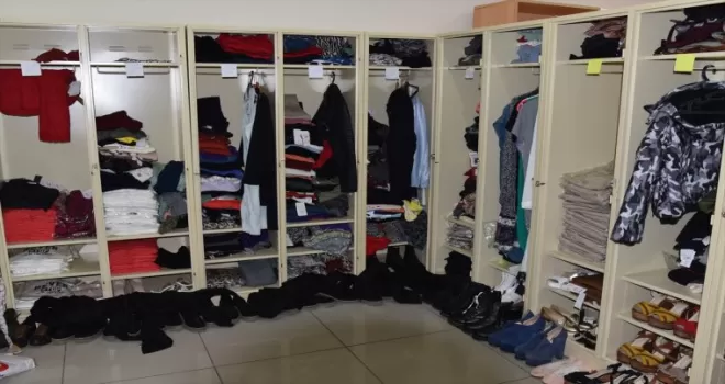 Görele'de "Sosyal Market Giyim Mağazası" açıldı