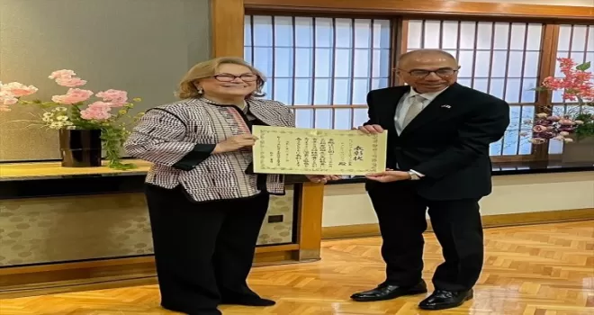 Güler Sabancı’ya “Japonya Büyükelçisi ödülü“ takdim edildi
