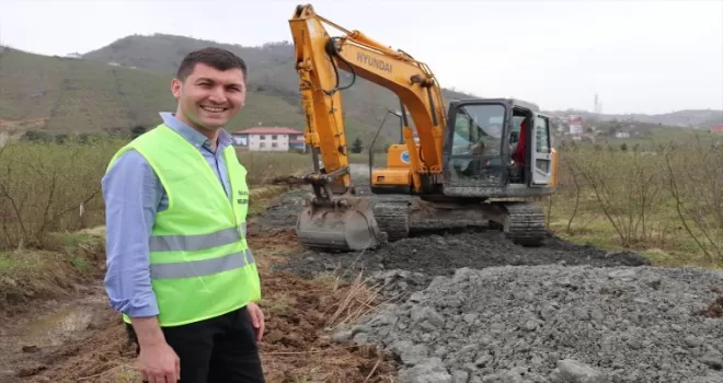 Gülyalı ilçesinde altyapı çalışmaları sürüyor
