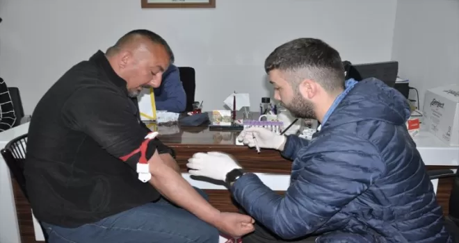 Gümüşhacıköy’de belediye personeli sağlık taramasından geçti