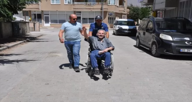 Gümüşhacıköy’de evden kaçan alzaymır hastasını polis buldu
