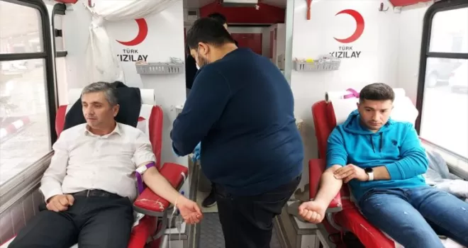 Gümüşhacıköy’de kan bağışı kampanyası düzenlendi