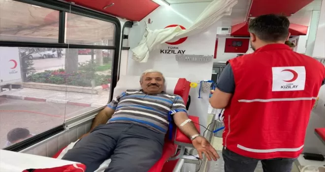 Gümüşhacıköy’de kan bağışı kampanyası düzenlendi