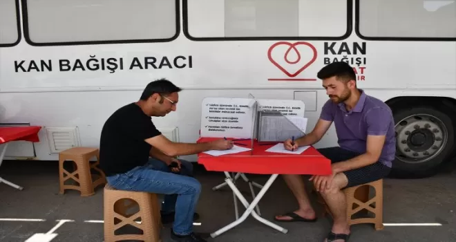 Gümüşhacıköy’de kan bağışı kampanyası düzenlendi