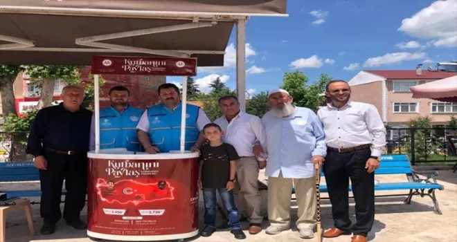 Gümüşhacıköy’de kurban bağış standı açıldı