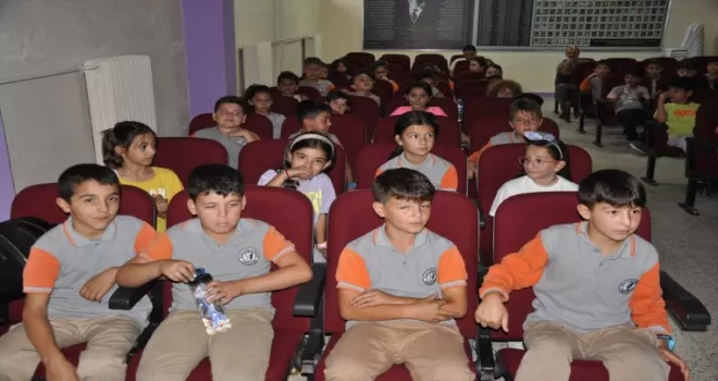 Gümüşhacıköy’de öğrencilere trafik eğitimi verildi
