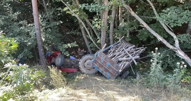 GÜNCELLEME - Bolu’da dereye devrilen traktörün sürücüsü öldü