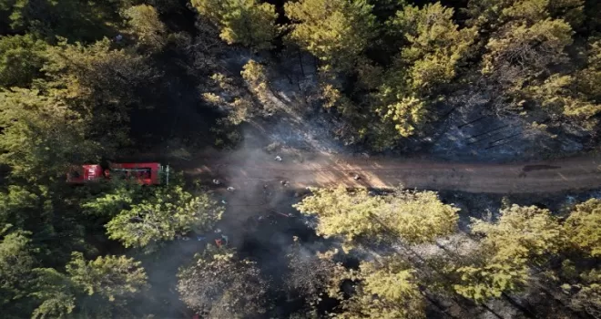GÜNCELLEME - Kastamonu’da ormanlık alanda çıkan yangın kontrol altına alındı