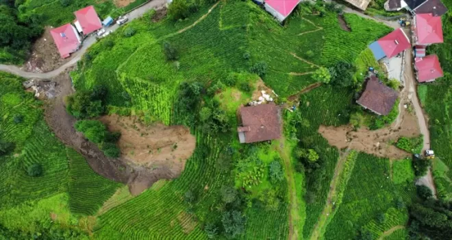 GÜNCELLEME - Rize’de şiddetli yağış etkili oldu