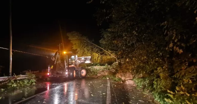 GÜNCELLEME - Rize’de şiddetli yağış etkili oluyor