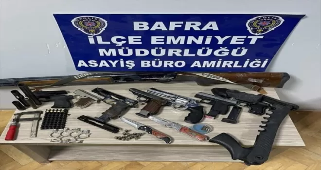 GÜNCELLEME - Samsun'da silah kaçakçılığı operasyonunda 2 zanlı tutuklandı